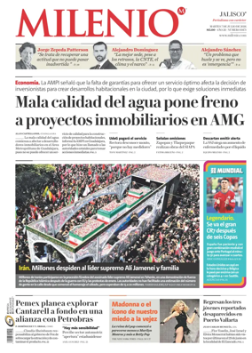 Cover of Milenio Jalisco