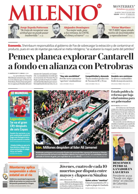 Cover of Milenio Monterrey