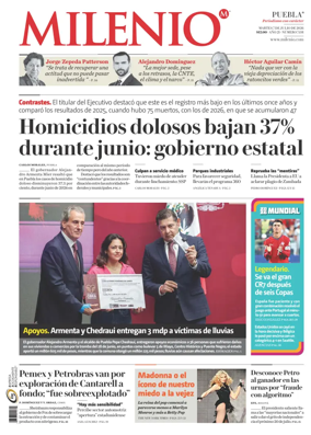 Cover of Milenio Puebla