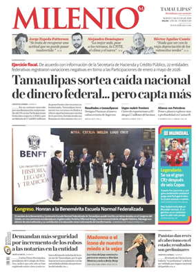 Cover of Milenio Tamaulipas