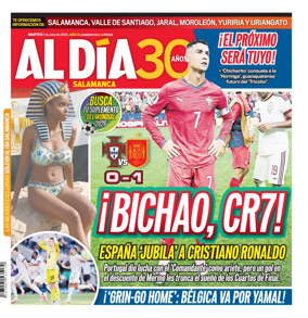 Cover of Periodico Al Dia (Salamanca)