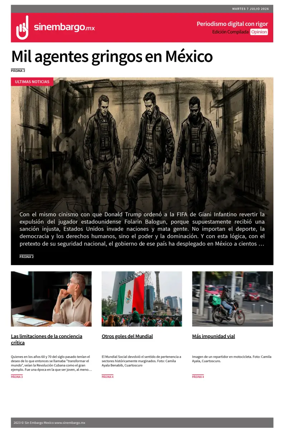 Cover of Sin Embargo Opinion