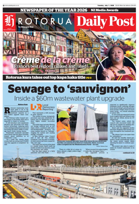 Cover of Rotorua Daily Post