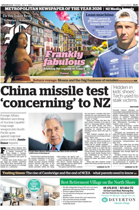 Cover of The New Zealand Herald