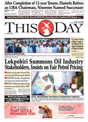 Cover of THISDAY