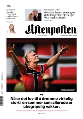 Cover of Aftenposten