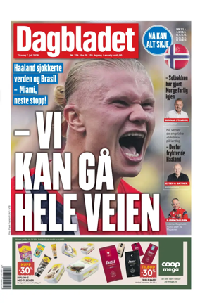 Cover of Dagbladet