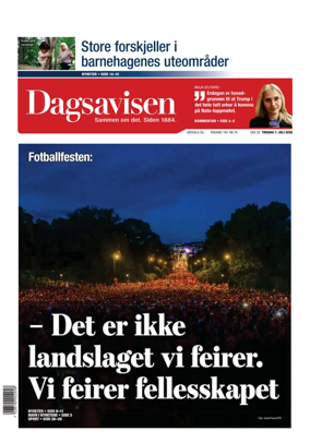 Cover of Dagsavisen