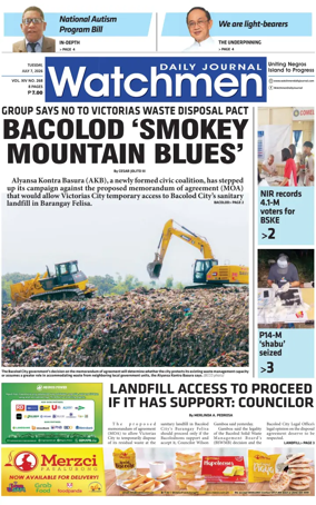 Cover of Watchmen Daily Journal
