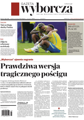 Cover of Gazeta Wyborcza