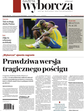 Cover of Gazeta Wyborcza Stoleczna