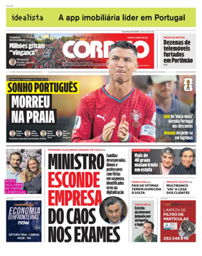 Cover of Correio da Manha