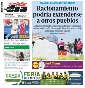 Cover of El Nuevo Dia
