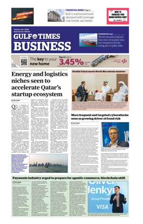 Cover of Gulf Times Business