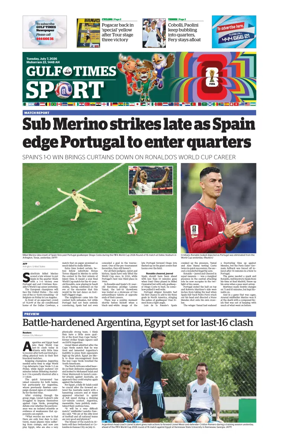 Cover of Gulf Times Sport