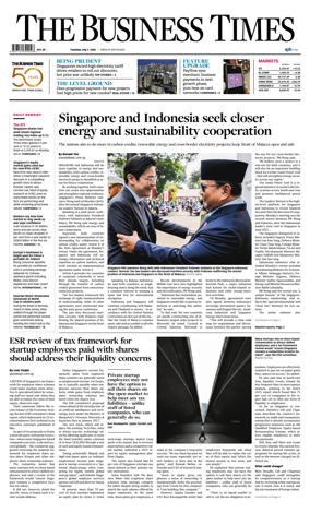 Cover of The Business Times