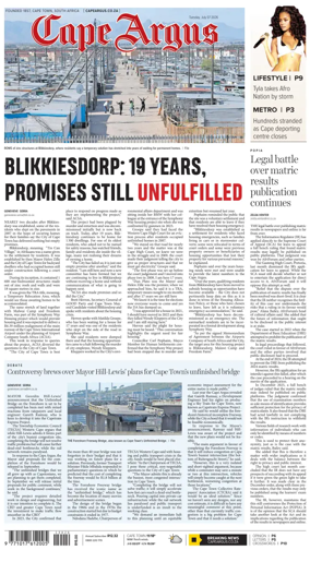 Cover of Cape Argus