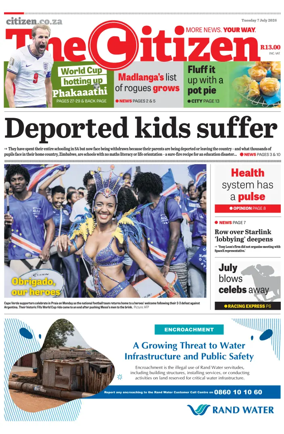 Cover of The Citizen (KZN)