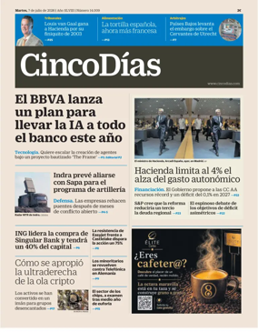 Cover of Cinco Dias