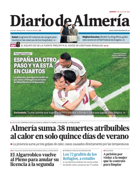 Cover of Diario de Almeria