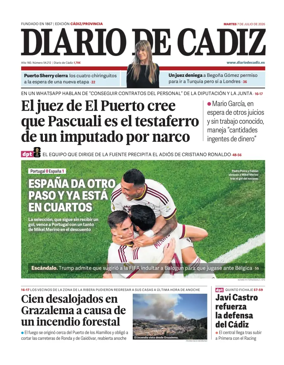 Cover of Diario de Cadiz