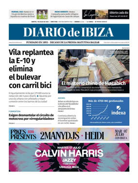 Cover of Diario de Ibiza