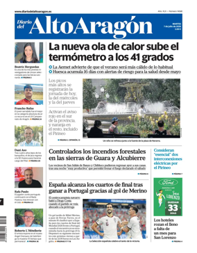 Cover of Diario del Alto Aragon