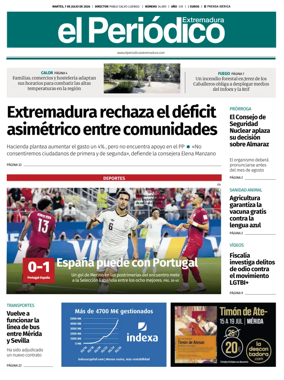 Cover of El Periodico Extremadura