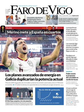 Cover of Faro de Vigo