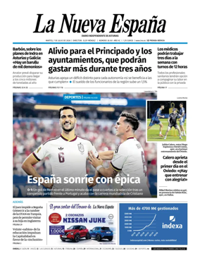 Cover of La Nueva Espana (Oviedo)