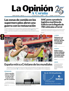 Cover of La Opinion de A Coruna
