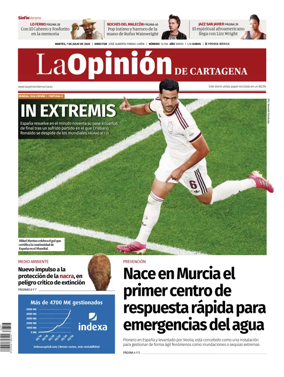 Cover of La Opinion de Murcia (Cartagena)