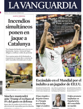 Cover of La Vanguardia (1st Edition)