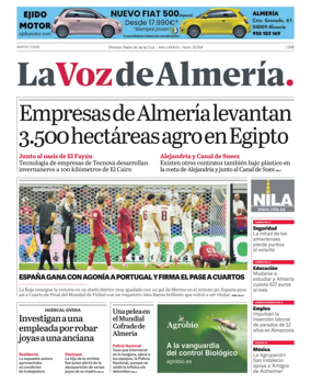 Cover of La Voz de Almeria