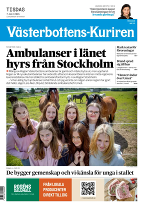 Cover of Vasterbottens-Kuriren