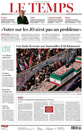 Cover of Le Temps