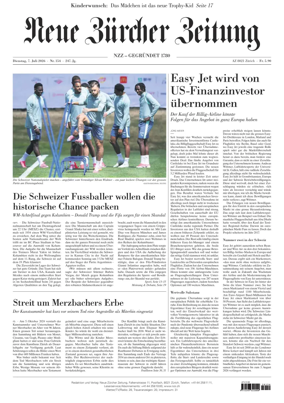 Cover of Neue Zurcher Zeitung