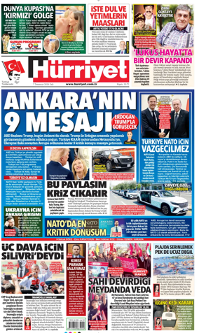 Cover of Hurriyet