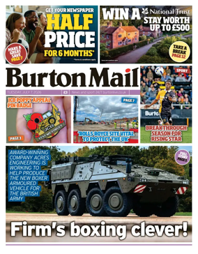 Cover of Burton Mail