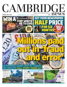 Cover of Cambridge News