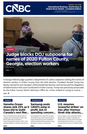 Cover of CNBC