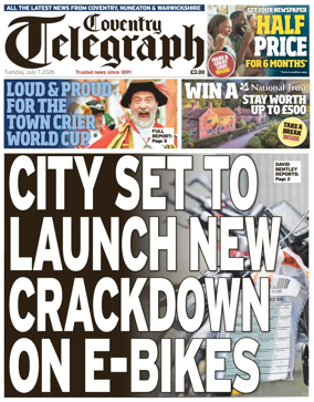 Cover of Coventry Telegraph