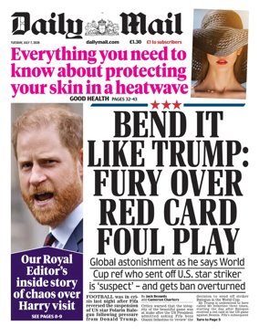 Cover of Daily Mail