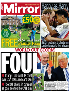 Cover of Daily Mirror