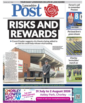 Cover of Lancashire Evening Post