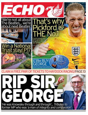 Cover of Liverpool Echo