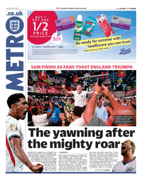 Cover of Metro (UK)