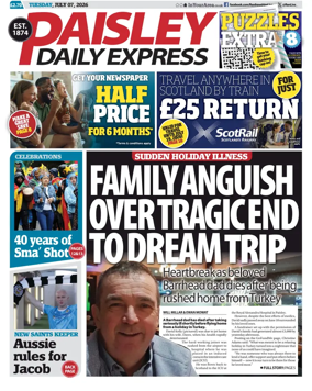 Cover of Paisley Daily Express