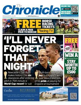 Cover of The Chronicle (South Tyneside and Durham)