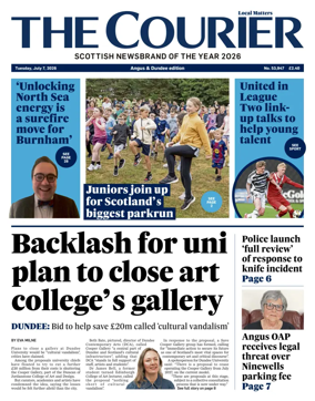 Cover of The Courier & Advertiser (Angus and Dundee)